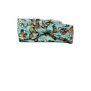 Knot Bow Headband - Butterfly Garden
